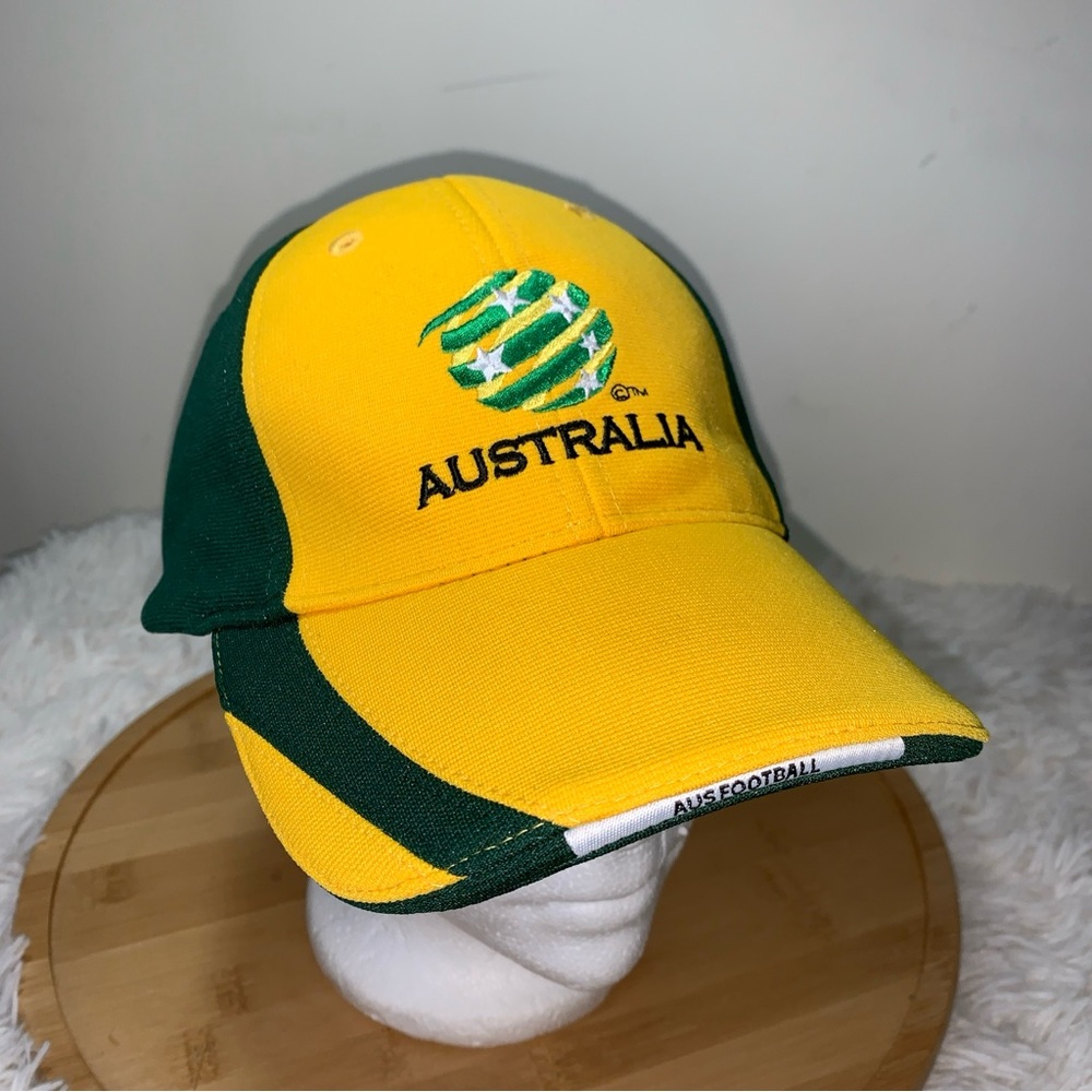 Australia Football  Soccer Hat Cap Hook And Loop Closure Adjustable